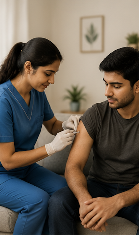 Injection at Home Service in Gurgaon