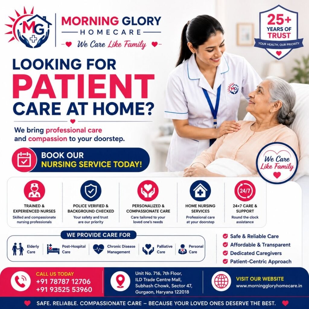 Looking for Patient Care at Home in Gurgaon