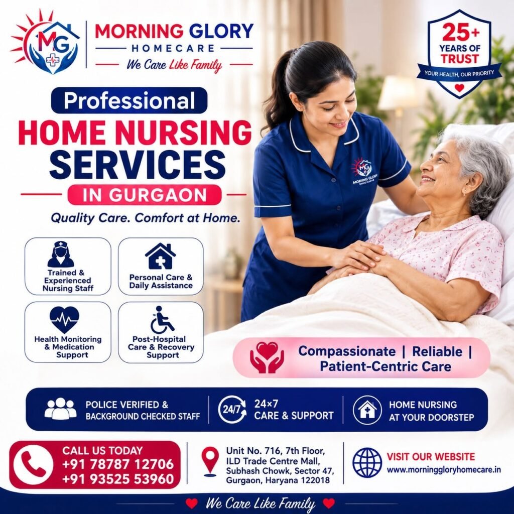 Professional Home Nursing Services in Gurgaon